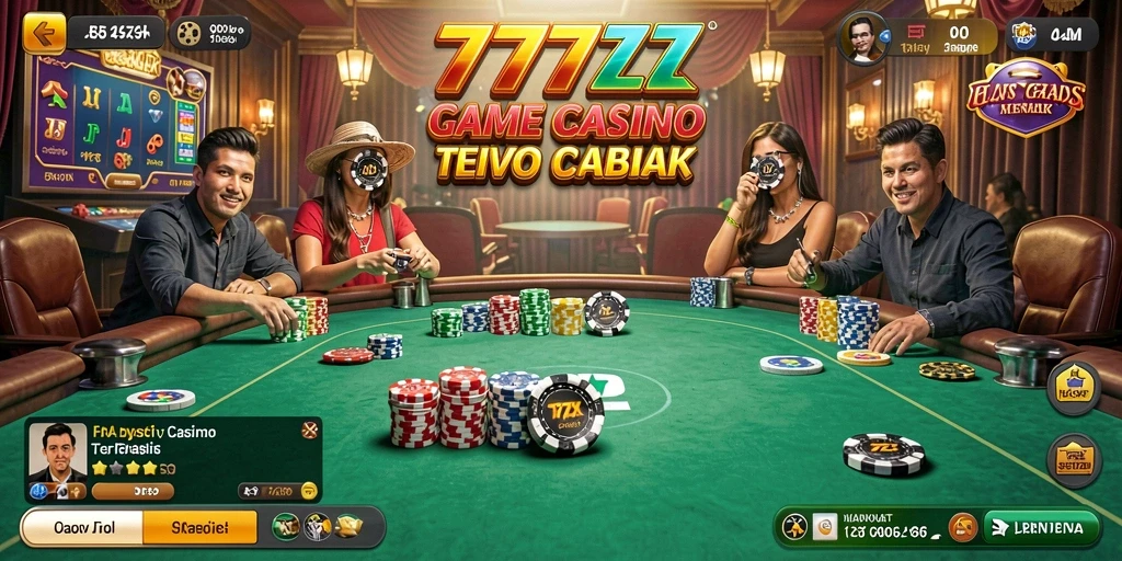 Tampilan seru gameplay Live Casino 777ZX dengan dealer profesional.