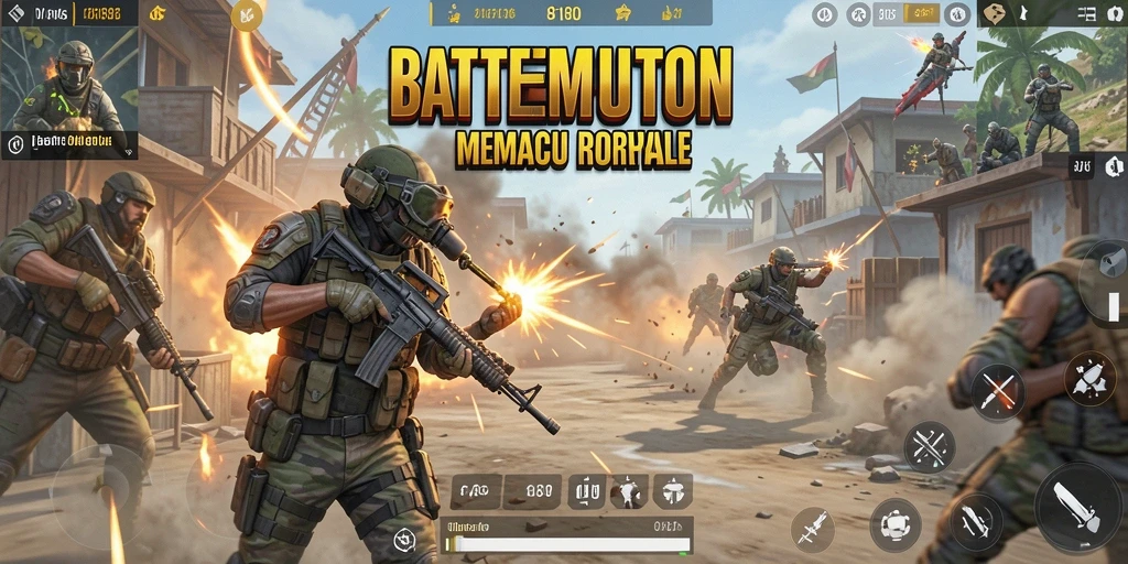 Tampilan gameplay dinamis dari 8180 yang menarik.