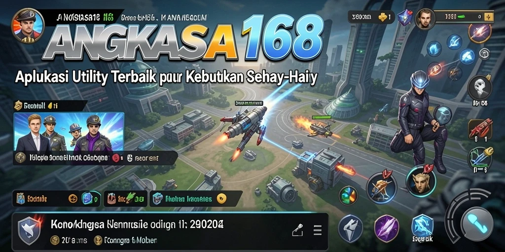 Screenshot utama ANGKASA168 dengan tampilan antarmuka yang menarik.