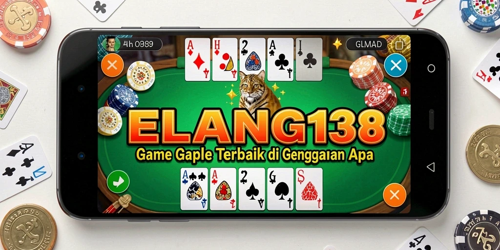 Tampilan gameplay seru ELANG138 dalam permainan Gaple yang menarik.