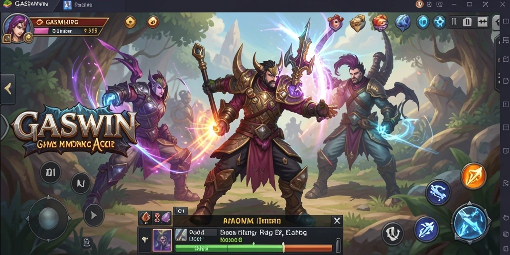 Screenshot gameplay GASWIN yang menampilkan aksi petualangan seru.