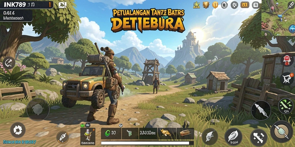 Screenshot INK789 menampilkan gameplay Open World yang menarik.