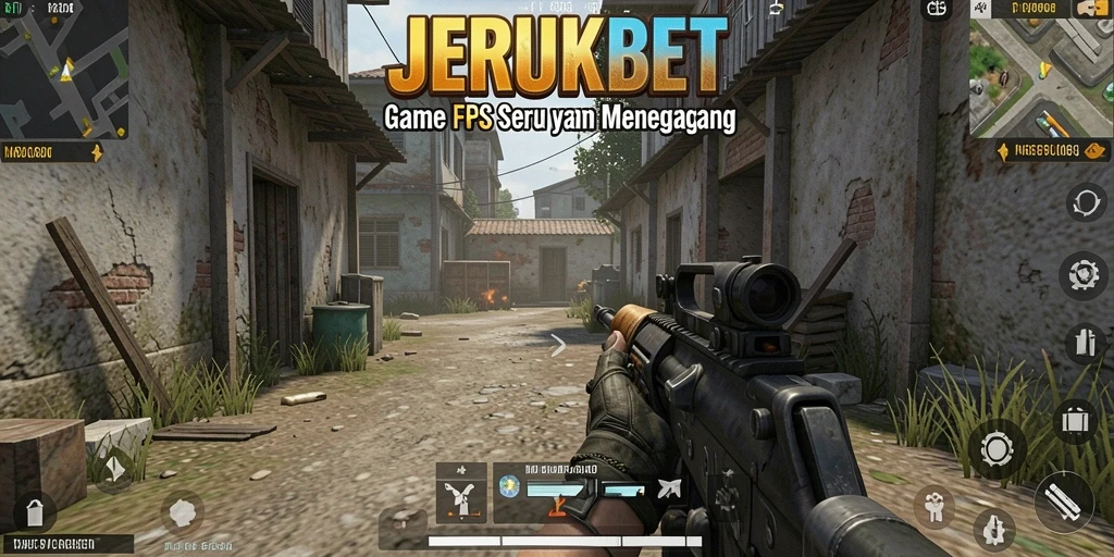 Tampilan gameplay JERUKBET yang menegangkan dan seru.