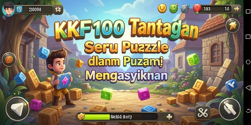Tampilan gameplay KPK100 yang seru dan menantang.