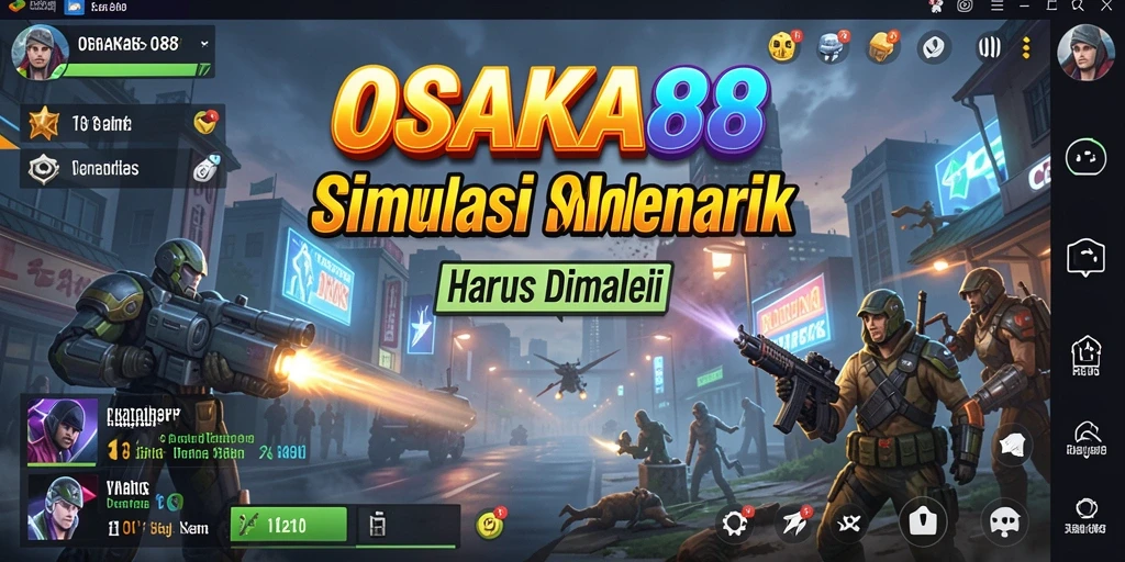 Tampilan gameplay menarik OSAKA88 yang menghadirkan simulasi kehidupan.