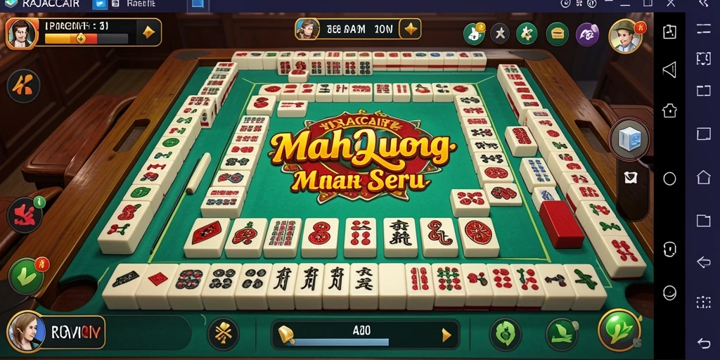 Tampilan permainan Mahjong yang menarik di RAJACAIR.