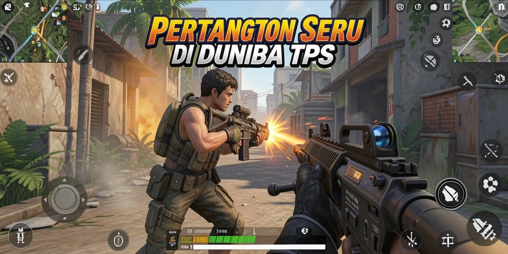 Screenshot gameplay S13 yang menunjukkan aksi pertarungan TPS.