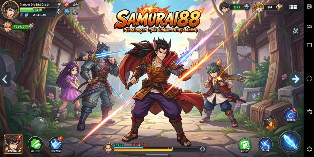 Tangkapan layar gameplay SAMURAI88 yang menarik dan penuh aksi.