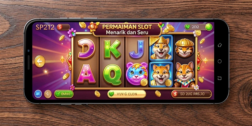 Tampilan gameplay Slot SP212 yang menarik dan penuh warna.