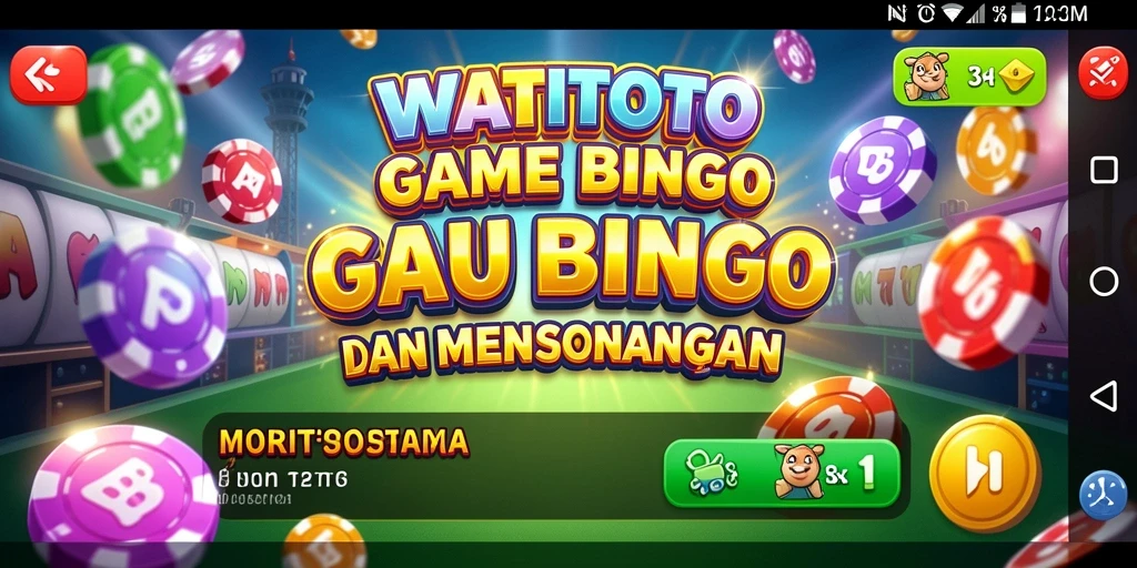Gameplay WATITOTO yang seru dan interaktif dalam Bingo.